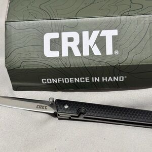 CRKT Folding Knife with Black Handle